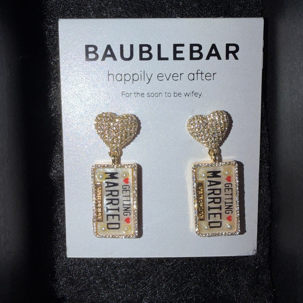 Getting married earrings